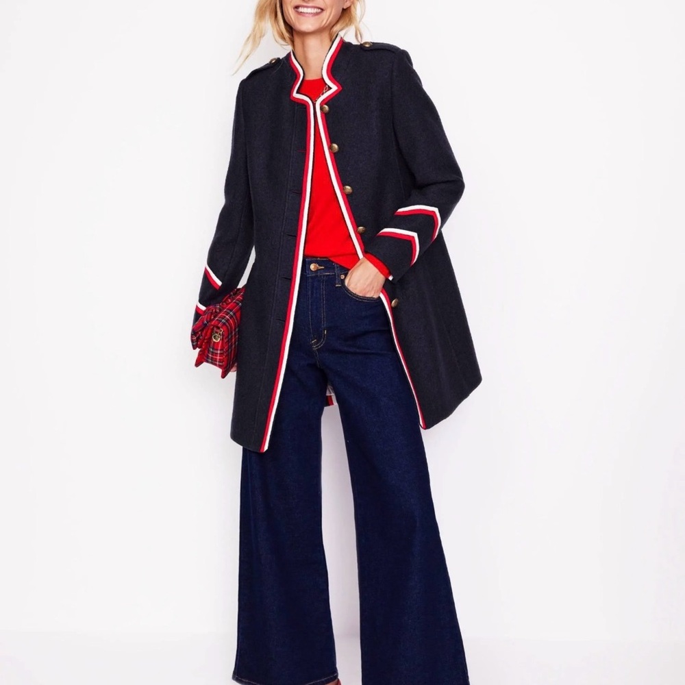 Rare Hamilton Tipped Coat by Boden. Wool. Org $385